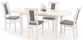 Stoły - Halmar FRYDERYK rozkładany stół w kolorze białym - miniaturka - grafika 1