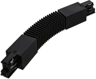 Akcesoria do oświetlenia - Italux Elastyczny ŁĄCZNIK szynoprzewodu HT4-J05/BK do 3-fazowej szyny natynkowej 230V czarny __code-62521 - miniaturka - grafika 1