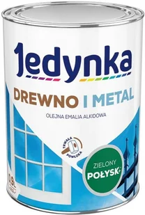 Jedynka DO DREWNA I METALU POŁYSK ZIELONY JASNY 0,9 L - Farby wewnętrzne - miniaturka - grafika 2