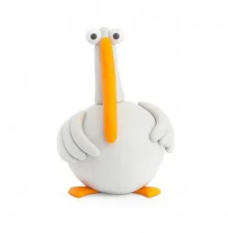 TM TOYS Hey Clay. Masa plastyczna - gęś - TM Toys - Masy plastyczne - miniaturka - grafika 2