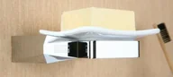 Mydelniczki i dozowniki mydła - Art Platino ROK mydelniczka naścienna chrom ROK-87070 - miniaturka - grafika 1
