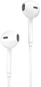 Słuchawki - WK Design Y19 Pro Lightning białe - miniaturka - grafika 1