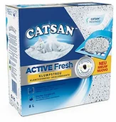 Żwirek dla kotów - Catsan żwirku Active Fresh, stopa końsko-ściółce z dodatków zapachowych, naturalne, białe granulki zapewnia niezawodną grudkowatości, 2 opakowanie (2 X 8 L) - miniaturka - grafika 1