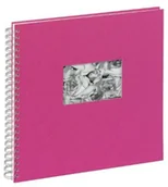 Albumy fotograficzne - Pagna 13938  34 róż passe-partout Spiral Album 310 X 320 MM, len segregator ringowy z passe-partout, białego kartonu fotograficznego, ciemny róż 13938-34 - miniaturka - grafika 1