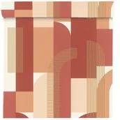 Tapety - Rasch Tapeta 480030 winylowa beżowo-pomarańczowy na flizelinie - miniaturka - grafika 1