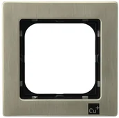 Klawisze i ramki - Ospel Sonata nowe srebro ramka R-1RM/44 R-1RM/44 - miniaturka - grafika 1