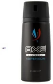 Dezodoranty i antyperspiranty męskie - Axe Adrenalin M) dsp 150ml - miniaturka - grafika 1