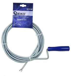 Sprężyna Przepychacz Do Rur 9mm×5m Geko Żmijka - Akcesoria hydrauliczne - miniaturka - grafika 2