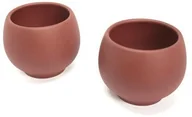 Kubki - TEASOUL Zestaw do herbaty Tea Soul b6121081 chińskie yixing zisha, 2 filiżanki do herbaty 100 ML, ceramika, brązowy, 6.3 x 6.3 x 5 cm B6121081 - miniaturka - grafika 1