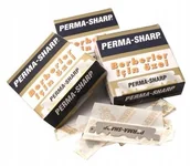 Maszynki do golenia i wkłady - Perma Sharp połówki żyletek 100szt do brzytwy - miniaturka - grafika 1