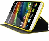 Etui i futerały do telefonów - Wiko Mocca Design Pokrowiec ochronny do Slide Mocca żółty ERWISLI1 JAUNE - miniaturka - grafika 1