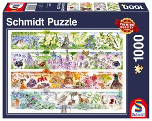 Schmidt Puzzle 1000 elementów Cztery pory roku 5_805417 - Puzzle - miniaturka - grafika 2