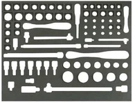 Narzędzia warsztatowe - Bahco MODUŁ ff1e2501 klucz nasadowy i akcesoria 1/3 3/8 cala i 1/2 cala 13 częściowy - miniaturka - grafika 1
