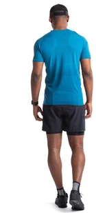 RONHILL RONHILL Koszulka biegowa męska TECH MARATHON SS TEE niebieska - Koszulki sportowe męskie - miniaturka - grafika 4