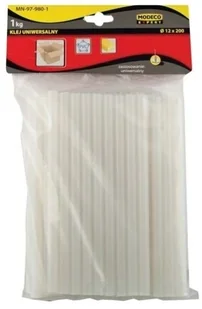 Modeco Wkłady klejowe 12 mm x 200 mm przezroczyste 50 szt 1 kg Universal GEN-T MN-97-980-1 MN-97-980-1 - Akcesoria do elektronarzędzi - miniaturka - grafika 2