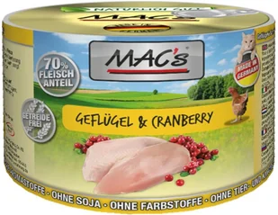 MAC's MAC´s Cat karma dla kota, 6 x 200 g - Czysty kurczak z całymi sercami drobiowymi - Mokra karma dla kotów MAC's MAC´s Cat karma dla kota, 6 x 200 g - Czysty kurczak z całymi sercami drobiowymi - Mokra karma dla kotów - miniaturka - grafika 1
