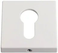 Akcesoria do drzwi - Gamet Szyld drzwiowy kwadratowy na wkładkę biały matowy PLT-26J-Y-LPM40-KW - miniaturka - grafika 1