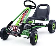 Jeździki dla dzieci - Costway Gokart auto na pedały dla dzieci TY283250GN - miniaturka - grafika 1