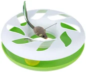 Zabawki dla kotów - Bitiba Round About karuzela dla kota - Biało/zielony - miniaturka - grafika 1