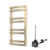 Grzejniki łazienkowe - WARMTEC Grzejnik łazienkowy elektryczny 50 x 90 cm VENTANA Warntec złoty VENTANA-500X900-Z-EL - miniaturka - grafika 1