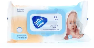 Inny Mike Line Baby Chusteczki nawilżane 72 szt. niebieskie - Chusteczki nawilżane - miniaturka - grafika 2