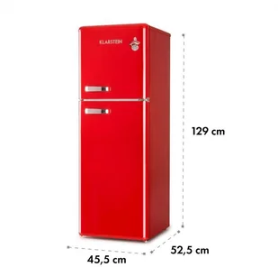 Lodówka Klarstein Audrey Czerwony - Lodówki - miniaturka - grafika 10
