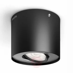 Philips Lighting Poland / Massive/InStyle PHASE LAMPA SUFITOWA/NATYNKOWA CZARNY 1X4.5W 230V LED BARWA CIEPŁA 533003016 - Lampy sufitowe - miniaturka - grafika 3