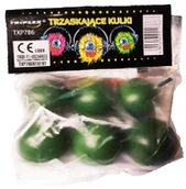 Pirotechnika i fajerwerki - Triplex Strzelające zielone kulki TXP786 - 6 sztuk - miniaturka - grafika 1