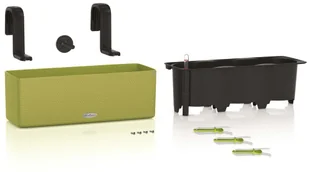 Lechuza Donica Balconissima 40 z uchwytami, limonkowa, 13685 - Donice - miniaturka - grafika 3