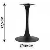 Inne meble biurowe - Stema SH Podstawa stolika SH-9108-1/B, fi 49 cm, (stelaż stolika), kolor czarny SH-9108-1/B - miniaturka - grafika 1