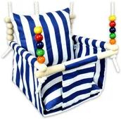 Leżaczki i huśtawki - Huśtawka wisząca dla dzieci regulowana w pasy T6-K98 - miniaturka - grafika 1