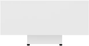 VidaXL Lumarko Stolik kawowy, biały, 85x55x31, płyta wiórowa 803380 VidaXL - Ławy i stoliki kawowe - miniaturka - grafika 5