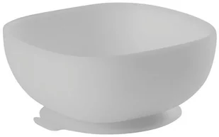 Beaba Silikonowa miseczka z przyssawką grey - Miseczki i talerzyki dla dzieci - miniaturka - grafika 3