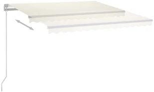 VidaXL Lumarko Automatycznie zwijana markiza, LED i czujnik wiatru, 3,5x2,5 m 3069932 VidaXL - Markizy - miniaturka - grafika 3