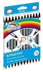 KW Trade Pisaki Bimarker dwustronne - Flamastry - miniaturka - grafika 2