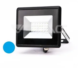 v-tac Projektor LED V-TAC 20W Czarny E-Series IP65 VT-4021 Niebieski 1700lm - Lampy pozostałe - miniaturka - grafika 13