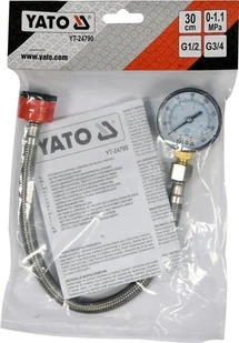 YATO ZESTAW DO KONTROLI CISNIENIA INSTAL WOD - Węże ogrodowe i zraszacze - miniaturka - grafika 3