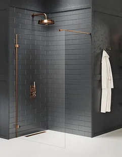 New Trendy EXK-3766 KABINA AVEXA COOPER WALK-IN 110x200 CZYSTE 8mm ACTIVE SHIELD - Kabiny prysznicowe - miniaturka - grafika 2