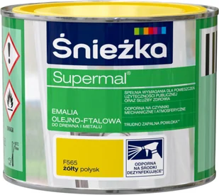 ŚNIEŻKA ŚNIEŻKA SUPERMAL EMALIA OLEJNO-FTALOWA POPIELATY JASNY POŁYSK RAL7047 0,2L q126000200R704700 - Emalie - miniaturka - grafika 7