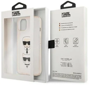 Karl Lagerfeld KLHCP13SKCTUGLGO iPhone 13 mini 5,4" złoty/gold hardcase Glitter Karl s & Choupette KF000815 - Etui i futerały do telefonów - miniaturka - grafika 10