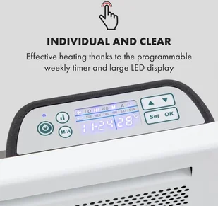 Klarstein Klarstein Hot Spot Slimcurve Double Wave grzejnik typu 2 w 1 ACO7-HtSpSlmCrv20W - Ogrzewanie przenośne Klarstein Klarstein Hot Spot Slimcurve Double Wave grzejnik typu 2 w 1 ACO7-HtSpSlmCrv20W - Ogrzewanie przenośne - miniaturka - grafika 4