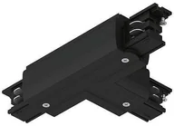 Akcesoria do oświetlenia - Paulmann ProRail3 łącznik T uziem prawy Czarny 230V metal/tworzywo sztuczne 3-faz PL91381) PL91381 - miniaturka - grafika 1