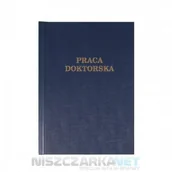 Okładki do laminatorów i bindownic - Opus O. HARD Classic Okładka kanałowa twarda A Granatowa - Praca Doktorska - miniaturka - grafika 1
