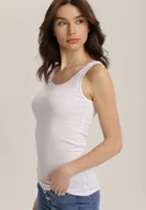 Koszulki i topy damskie - Biały Top Daedove - miniaturka - grafika 1
