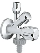 Akcesoria łazienkowe - Grohe 22036000 oryginalny tatuaż na ścianę was kombi zawór kątowy, przyłącze 1/2 cala, odpływ 3/8 cala, wyjście 3/4 cala z przyłączem węża (22035000) - miniaturka - grafika 1