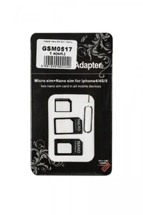 M-Life ADAPTER NANO SIM 3W1 CZARNY GSM0517 - Pozostałe akcesoria do telefonów - miniaturka - grafika 5
