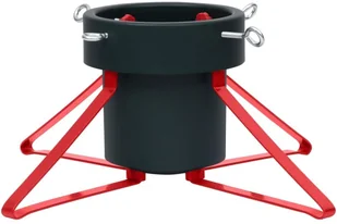 vidaXL Stojak pod choinkę, zielono-czerwony, 46x46x19 cm vidaXL - Stojaki choinkowe - miniaturka - grafika 5