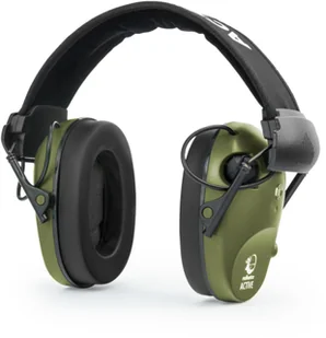 Realhunter Słuchawki ochronne aktywne RealHunter ACTiVE Pro oliwkowe + okulary ochronne 258-023 - Akcesoria BHP - miniaturka - grafika 6