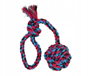Piłka do gry ze sznurkiem dla pupila psa Kota 30cm - Zabawki dla kotów - miniaturka - grafika 2