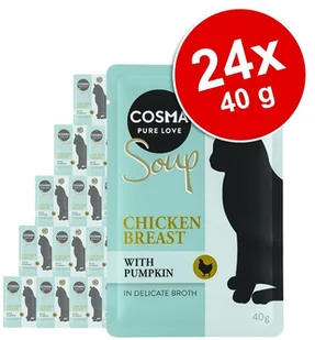 Cosma Megapakiet Soup, 24 x 40 g - Pakiet mieszany II - Mokra karma dla kotów - miniaturka - grafika 2